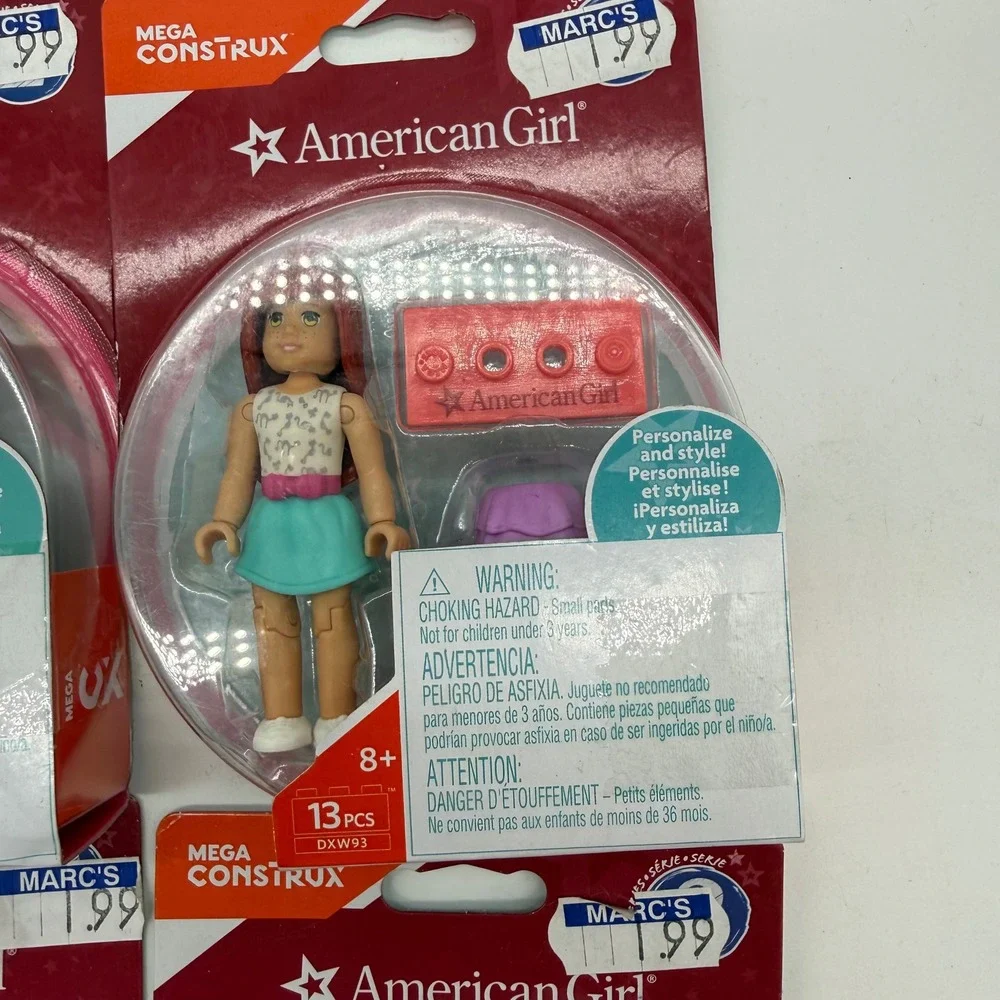 Mega Construx American Girl full set Series 2 Mini Figures Lot of 6 New